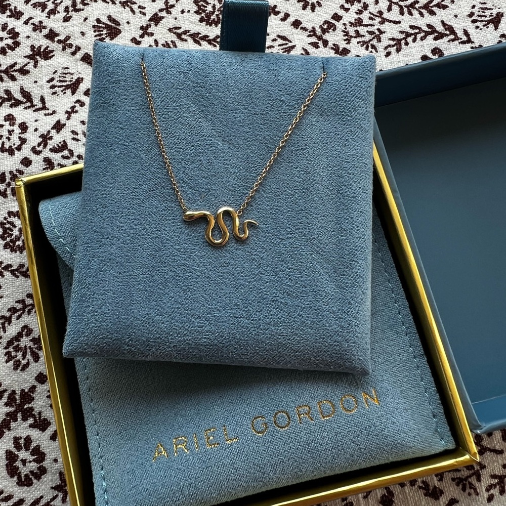 Ariel Gordon Jewelry 14k Snake Necklace
